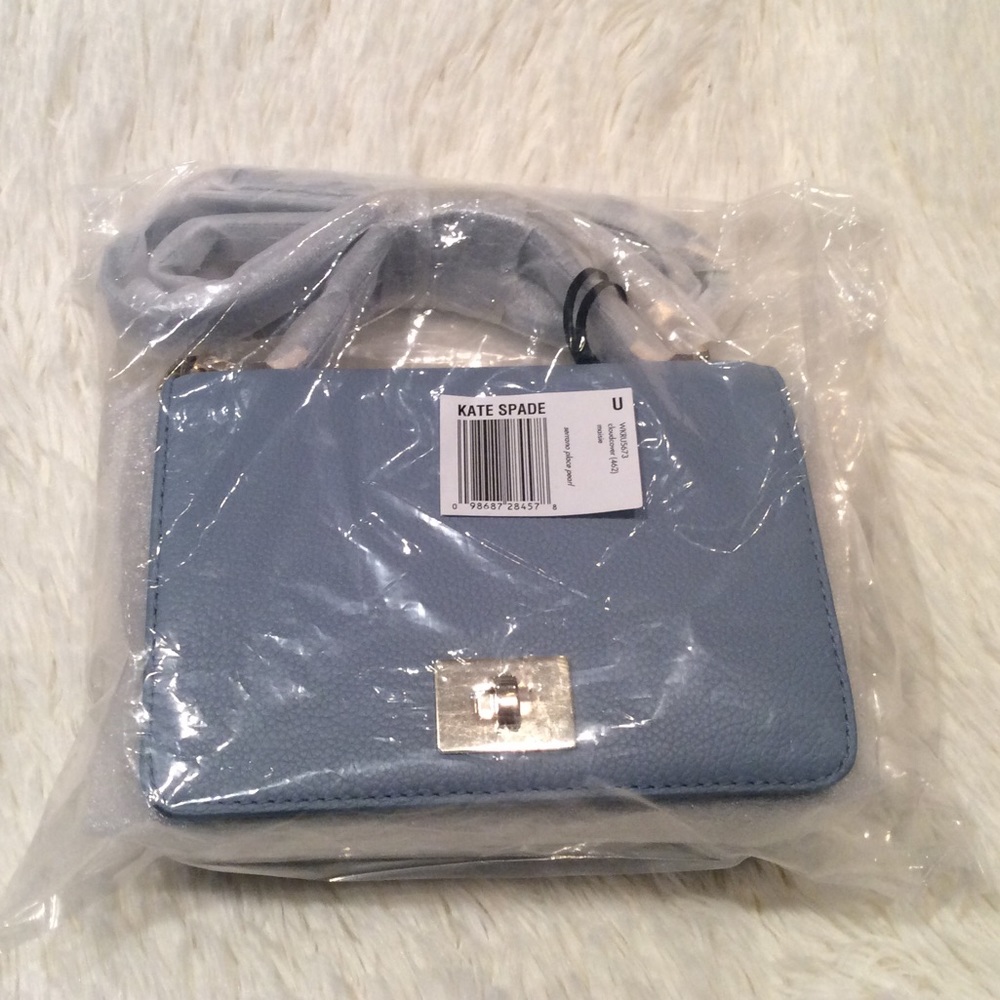 $300 Brand New 🎉Host Pick🎉 Kate Spade Serrano Place Pearl Maisie-Blue - Picture 6 of 7